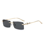 JAGUAR SOVEREIGN — Óculos de Sol Rimless de Luxo UV400