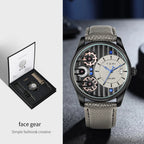 Relógio TOMI Masculino de Luxo – Kit Presente com Pulseiras Extras