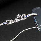 Óculos de Sol Rimless Jaguar Noir Leopard Edition™
