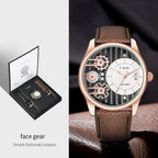 Relógio TOMI Masculino de Luxo – Kit Presente com Pulseiras Extras