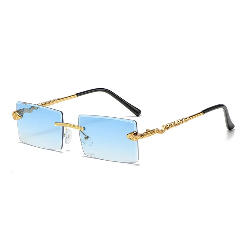 Viper Legacy – A Expressão do Luxo Vintage em Óculos Rimless Retangular