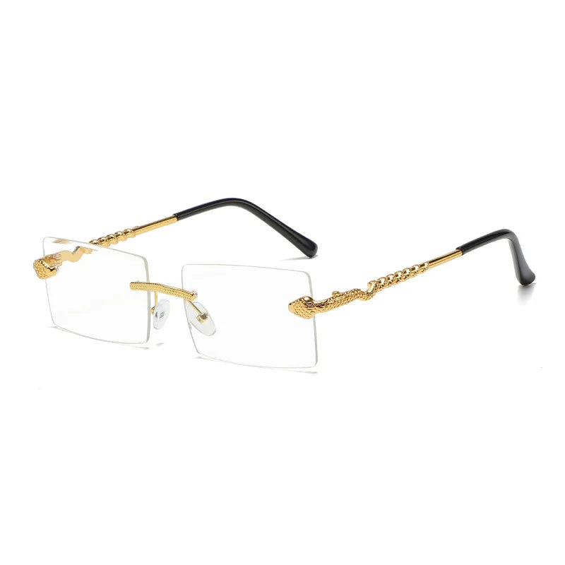 Viper Legacy – A Expressão do Luxo Vintage em Óculos Rimless Retangular