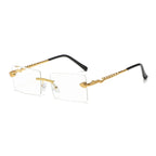 Viper Legacy – A Expressão do Luxo Vintage em Óculos Rimless Retangular