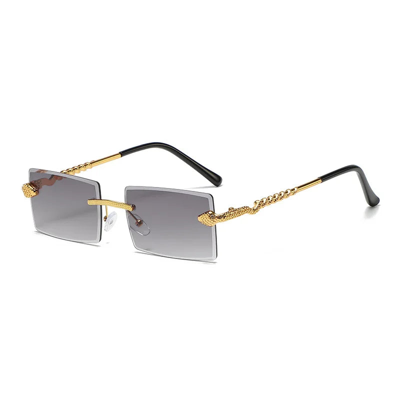 Viper Legacy – A Expressão do Luxo Vintage em Óculos Rimless Retangular