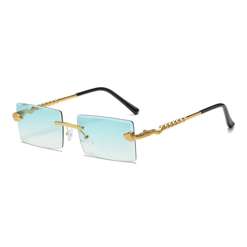 Viper Legacy – A Expressão do Luxo Vintage em Óculos Rimless Retangular