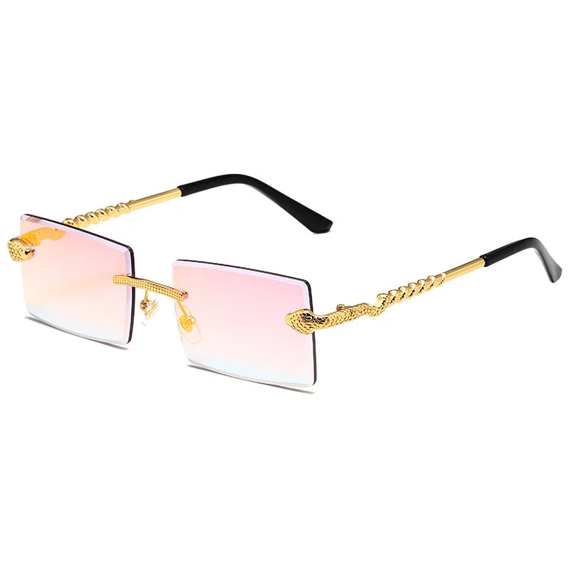 Viper Legacy – A Expressão do Luxo Vintage em Óculos Rimless Retangular